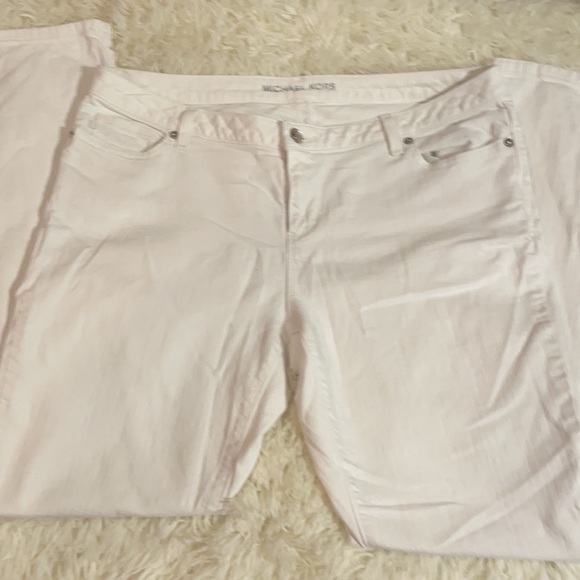 NWOT White Michael Kors jeans - Picture 2 of 10